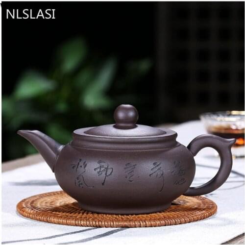 China Yixing Zisha Tea Set purple sand pot 380ml ceramic teapot Chinese ceramics Traditional Tea Set Oolong Tea