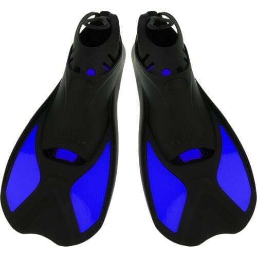 Kids Adults Full Foot Short Water Fins Scuba Diving Swim Training Flippers Diving Swimming Fins Adult Foot Fins Flippers