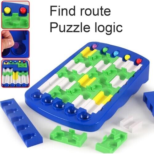 Find Routes Travel Connection Logical Thinking Skill Training Board Game Toy