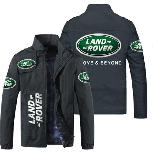 2021 New Autumn Mens Fashion Jackets Land Rover Car Logo Printed Loose Slim Casual Jacket Coat Tops Outdoot Motorcycle Jacket