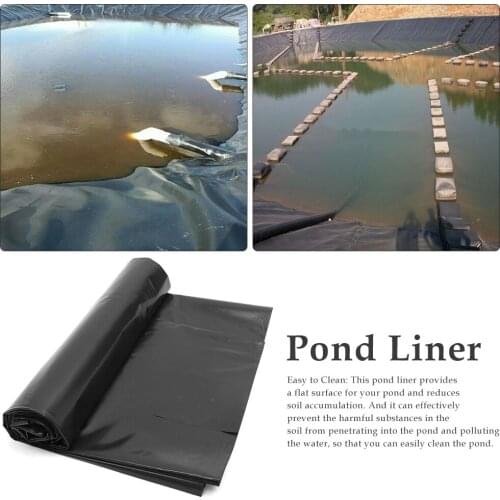 Pond Liner Tear-Resistant Pond Liner HDPE Pond Liner Landscaping Waterproof For Fish Pond Stream Fountain Water Garden Outdoor