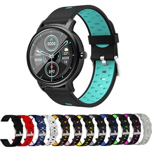 20mm Silicone Strap For Xiaomi Mibro Air Smart Watch Watchband For Mi bro Color Bracelet Sport Replacement Wristband
