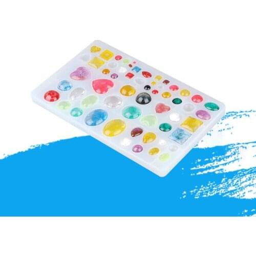 DIY making crystal patch mold Time gem patch pendant epoxy mold