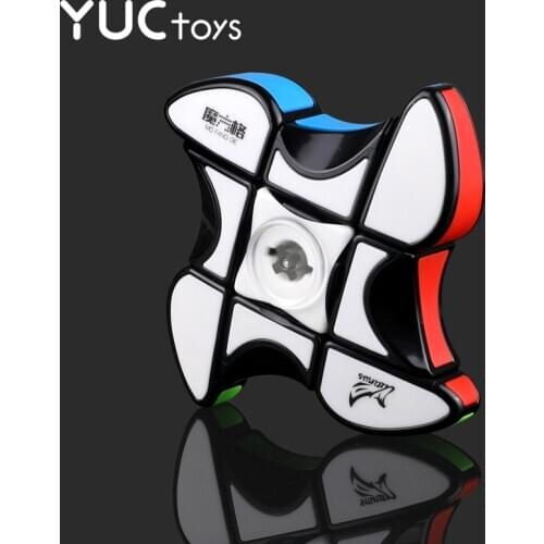 Rubiks Hand Spinner Plastic Fidget Spinner Toys Rotating Stress Relief Educational Gifts 2 Modes ABS R188 Bearing Transformable