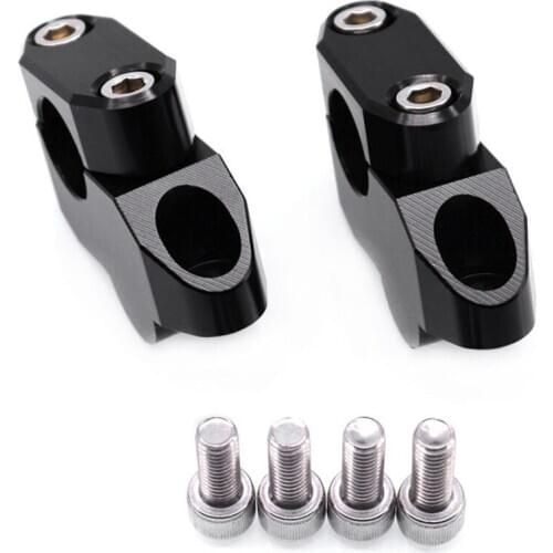 Universal Motorcycle Handlebar Riser for 22mm Bars Clamp for HONDA SUZUKI KAWASAKI YAMAHA