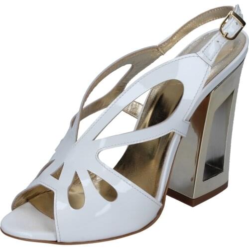 + ME by MARC ELLIS sandals women patent leather White