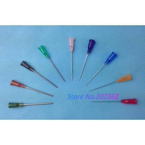 Assorted gauges 11/2-inch Blunt Needle Dispense Tip (14G,15G,16G,18G, 20G,21G,22G,23G,25G)X10