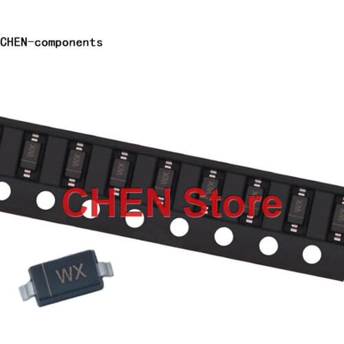 100pcs SOD-123 1206 Zener Diode BZT52C2V4/2V7/3V/3V3/3V6/3V9/4V3/4V7 BZT52C5V1 BZT52C5V6 BZT52C6V2 BZT52C6V8 BZT52C8V2 BZT52C9V1