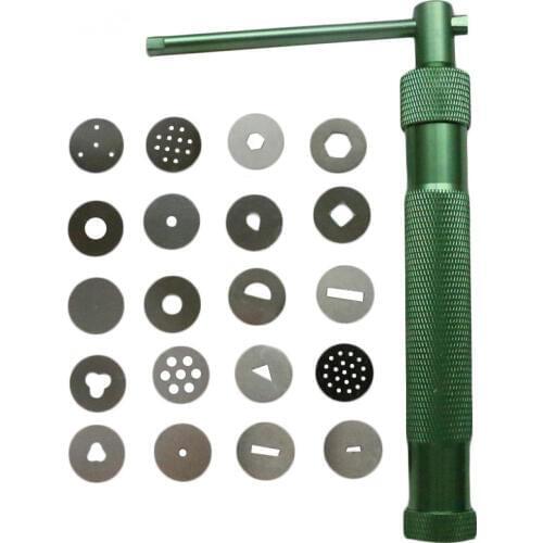 20pcs/lot Cake Nozzle Kitchen Sugar Extruder Craft Gun for Cake Cookie Stainless Steel Biscuits Baking Pastry Mold Tools LB 384