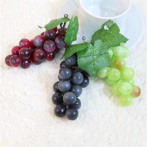 4pcs artificial fruit Plastic Fake Fruit artifical grapes&artificial plastic fake simulated grapes