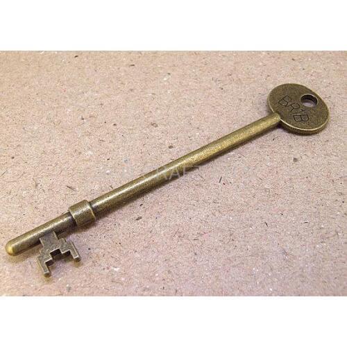 40pcs large bronze retro key zinc alloy pendant charm drops for diy jewelry making 92X24mm extra big Charms Alloy Findings LM249