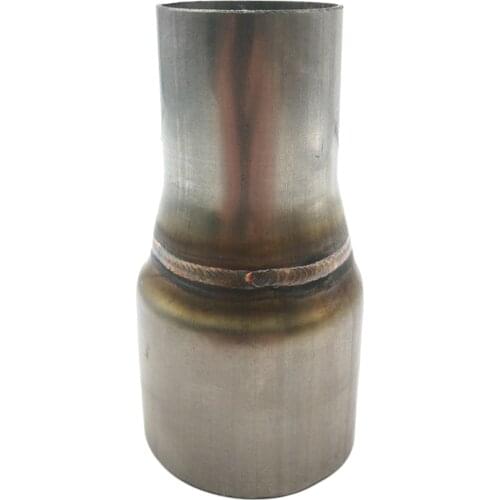 63 to 45mm Tapered Exhaust Reducer Connector Pipe Easy install Stainless