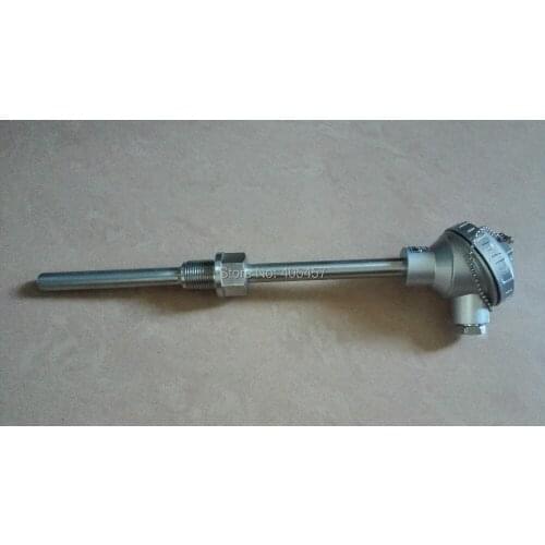 900*750mm WZP-230 PT100 type fabricated thermocouple , industrial temperature sensor with screw,platinum resistance