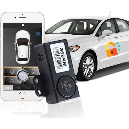 Car Alarm Mobile APP keyless entry system autostart central lock car accessories Automatic Trunk Opening remote central locking