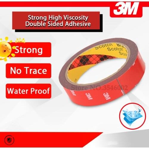 3M Acrylic Adhesive Double Sided Strong Adhese Pad Waterproof High-Quality Reuse Home Car Office Decor Anti-High Temperature