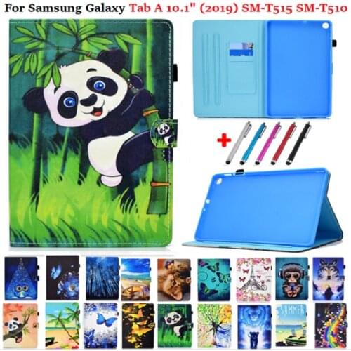 Case for Samsung Galaxy Tab A 10.1 SM-T510 SM-T515 Kawaii Tablet Cover Funda for Samsung Galaxy Tab A 10 1 2019 Case Animal kids