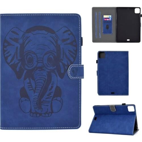 Elephant Embossed PU Leather Case For iPad Pro 11 2020 Magnetic Tablet Cover A2228 A2068 A2230 A2231 Protection Shell