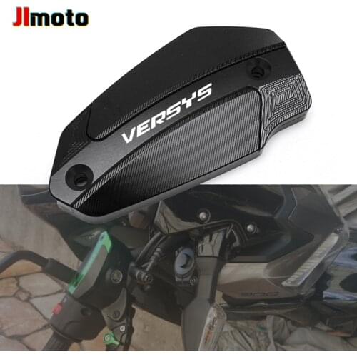 Hot Deals Motorcycle Accessories CNC Front Fluid Cover Cylinder Reservoir Brake Cap For KAWASAKI VERSYS650 VERSYS 650 2007-2019