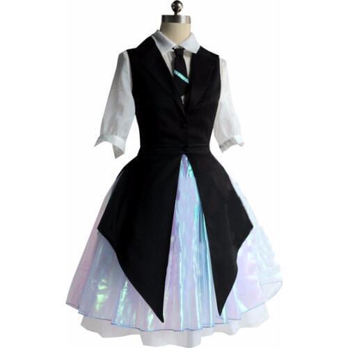 2018 Hot Anime Houseki no Kuni Phosphophy Uniform Land of the Lustrous Bort Diamond Cosplay Costumes for Halloween