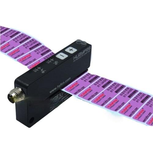 Label sensor LuA-0242 is equipped with cable connection label detection switch U slot type