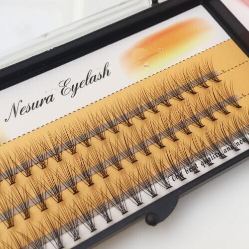 10D Individual Eyelash Beauty Girls False Eyelashes Wave Individual Eyelash Extension Mink Black Soft False Eye Lashes Make Up