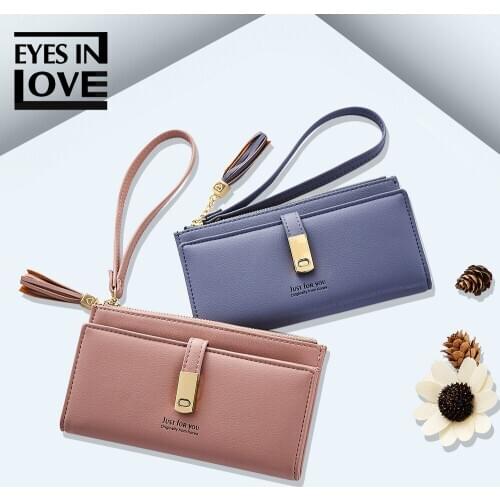 Classic Tassel Women Leather Wallet Small Female Purse Clutch For Girls Lady Bags Credit Cards Coin Pocket Standed Wallets