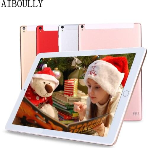 AIBOULLY Original Tablet PC 10.1 inch Android 7.0 OS Octa Core 4GB RAM 64GB ROM 32GB Phone Call Tablets with GPS WiFi 8 9.7