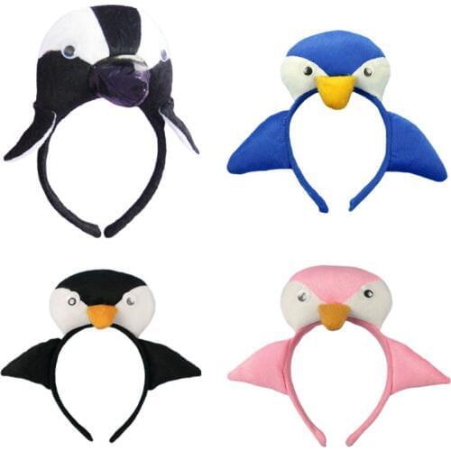 Halloween Festival Children Performance Props Headband Little Penguin Headbands Adult Masquerade Hair Accessories