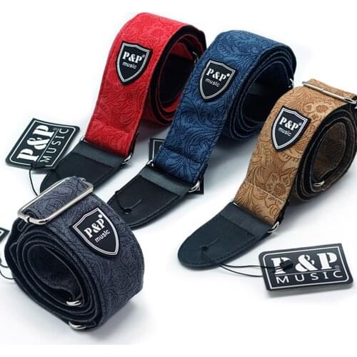 Guitar Straps 80 -136cm Adjustable Acoustic Electric Bass Belts High Quality Denim Strap For Classical Guitar Bass Guitars Part
