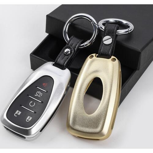 SHINEKA High Quality Car Key Cover Case Shell Keychains Ring for Chevrolet Camaro for Equinox for Malibu XL