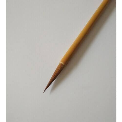 Top-quality student bamboo pole wolf hair Changfeng Chinese block writing brush a beginner of Chinese traditional painting