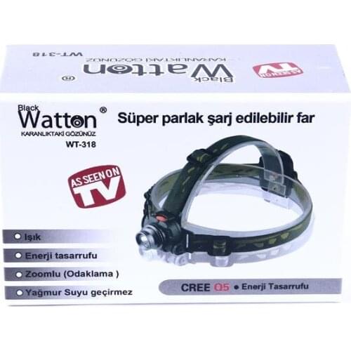 Watton WT-318 Sensor Rechargeable Head Lamp