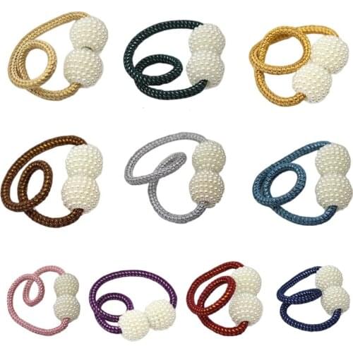 Curtain Tiebacks Convenient Drape Tie Backs Decorative Curtain Holdbacks Holder Magnetic Curtain Tiebacks for Window