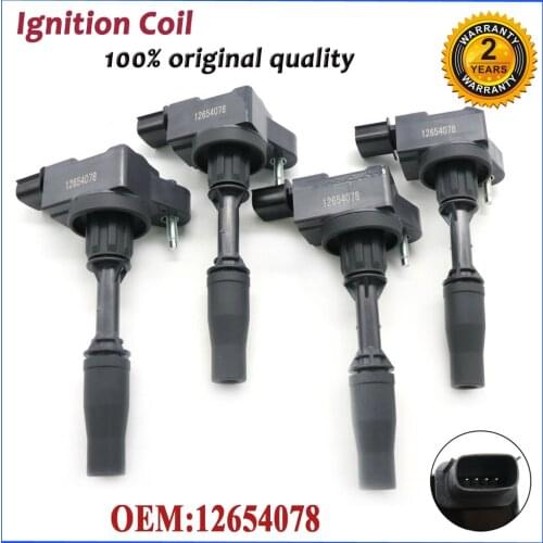 1/4PCS 12654078 Car Ignition Coil For Buick Regal Envision Cadillac ATS CT6 Chevrolet Malibu Impala GMC Canyon Acadia 2013-2020