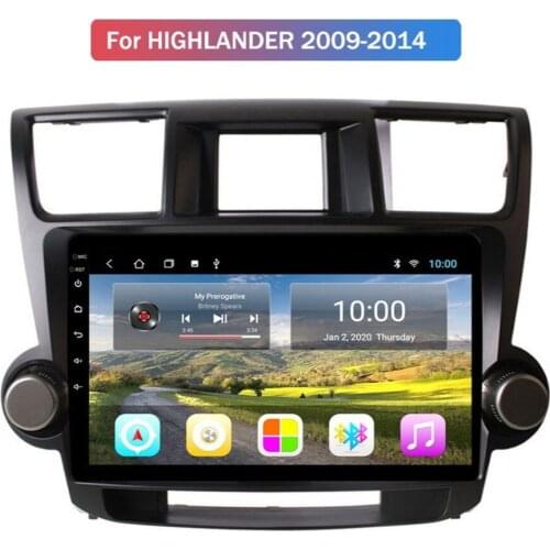 Cross Border Goods Are Applicable To Toyota Hanlanda 09-14 Refitted Vehicle Navigation DVD GPS Vehicle Navigator