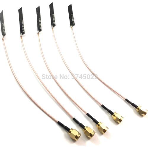 5pcs 4dbi Sma Male Plug Connector Antenna With 15CM RG178 Cable 2.4G Wifi Internal Aerial