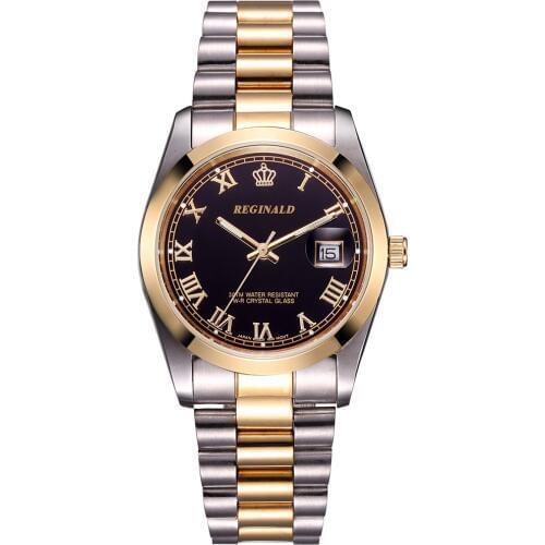 REGINALD Brand NEW Quartz Fashion Stainless Steel Womens Watch Date Analog Display Woman Watches