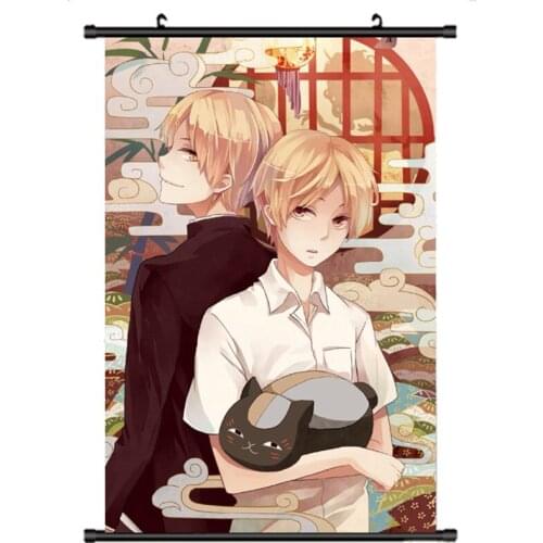 Coscase Japanese Anime Natsume Yuujinchou Natsume Takashi Madara natsume reiko Home Decor Wall Scroll Poster Decorative Picture