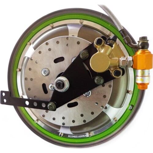 For Electric vehicles into disc brake conversion left loaded 110 single drum brake oil fluid pump ABS