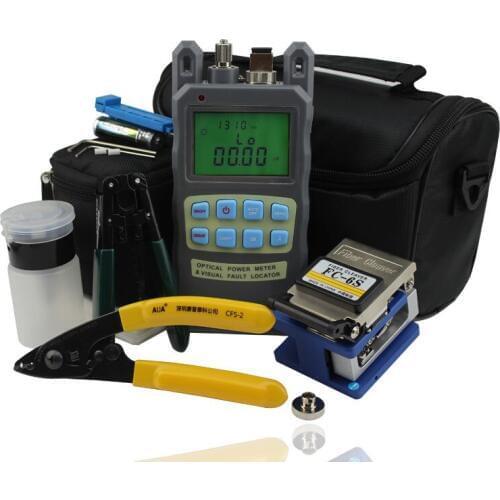 Optical Fiber Tools with Multimeter built in Optic Power Meter and Laser Source 1mw Visual Fault Locator