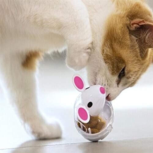 High Quality Cute Pet Feeder Pet Dog Cat Interactive IQ Feeding Bowl Food Toys Leakage Device 15*7cm Dropshipping