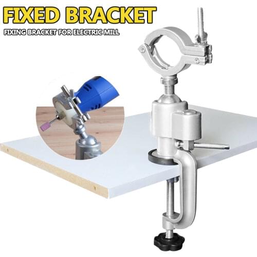 Clamp-on Grinder Bench Vises Holder Tool for Electric Drill Stand Rotary Tools