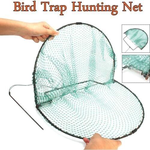 Bird Net Effective Humane Live Trap Hunting Sensitive Quail Humane Trapping Hunting Garden Supplies Pest Control 49X30cm