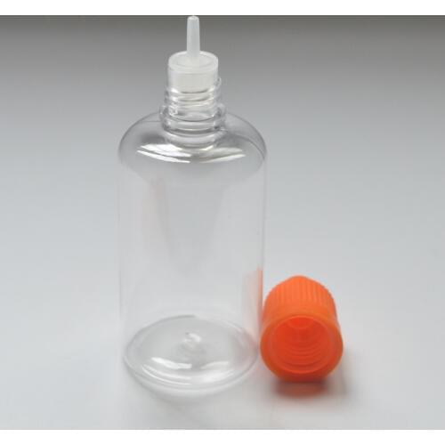 1pcs Empty PET 50ml Plastic Dropper Bottles With Childproof Cap With Long Thin Tip For E Liquid Bottle Free Shipping