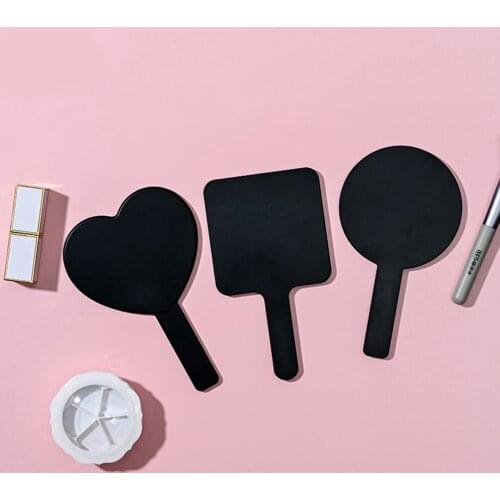 Variety of Single-sided Small Portable Mini Mirrors with Handles Private Label Gifts
