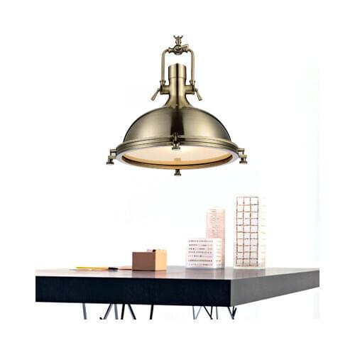 North America Loft Vintage Heavy Metal Loft Pendant Light For Dining Room Restaurant Bar Lamp E27 110-240v pendant lights
