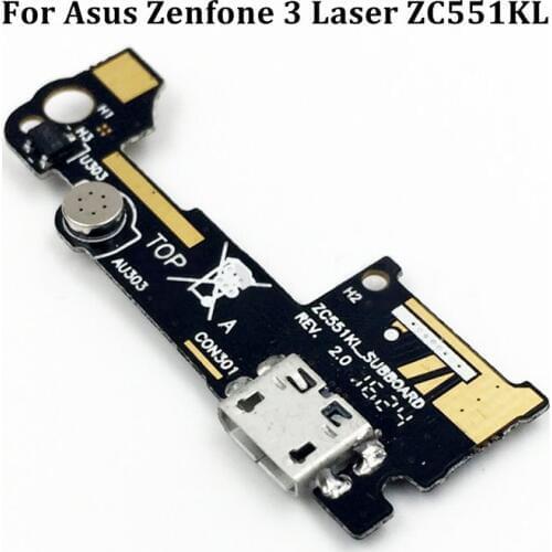 USB Charger Plug Ribbon Flex Cable For Asus Zenfone 3 Laser 5.5 ZC551KL Z018D Micro Dock Connector Board Replacement