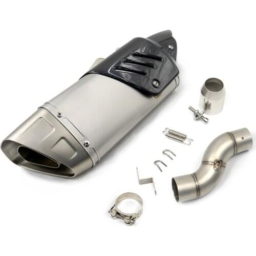 Motorcycle Exhaust Link Middle Pipe Muffler For YZF R6 2006 2007 2008 2009 2010 2011 2012 2013 2014 2015 2016 2017 2018 year