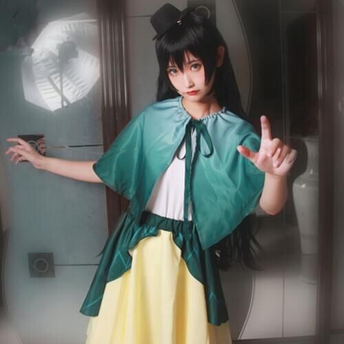 High Quality Game Identity V Survivor Cosplay Sexual Turn Female Cos Costume 5in1 (Shirt+shawl+skirt+hat+socks)