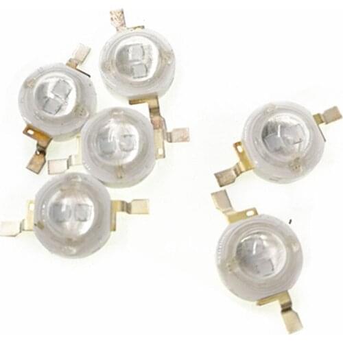 1 5 10 50 100pcs 5W double chip UV ultra violet purple led diode 420-430nm led light